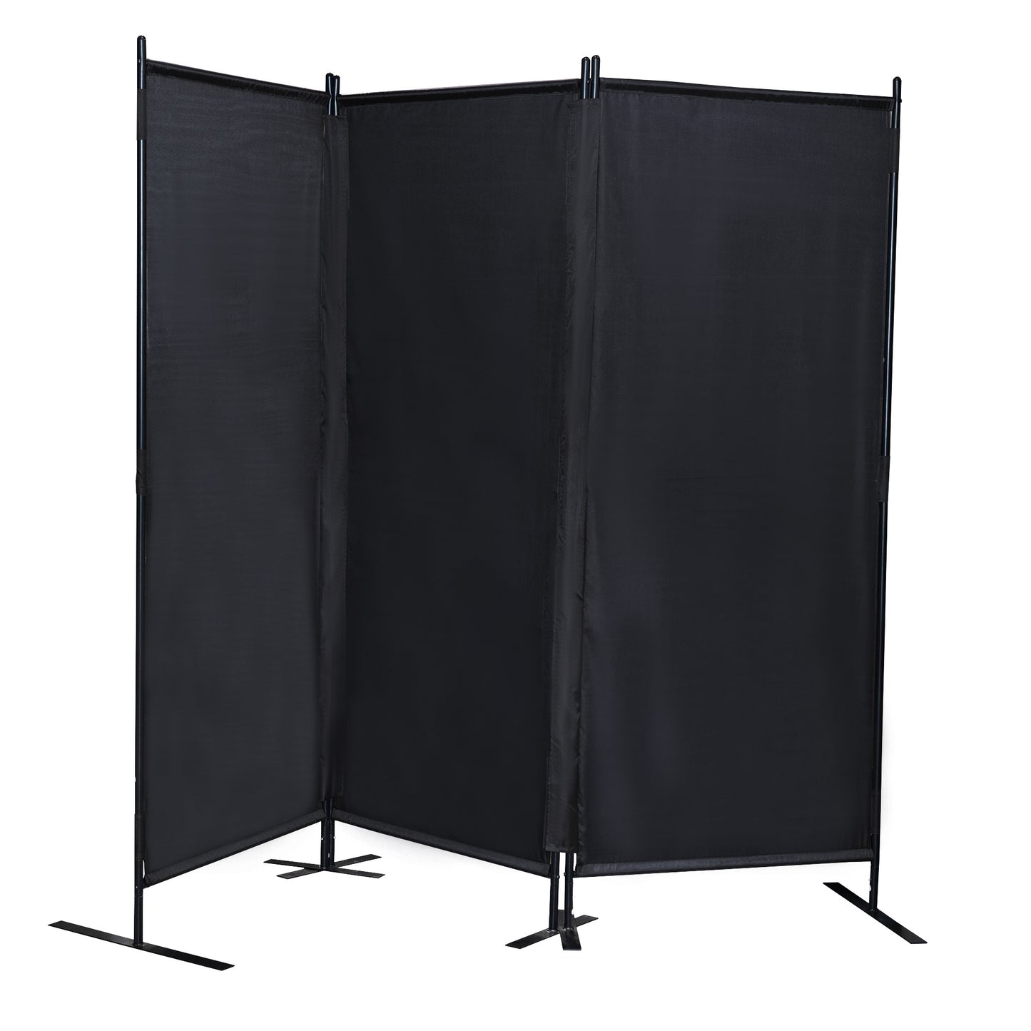 Portable 3-Panel Privacy Divider Screen