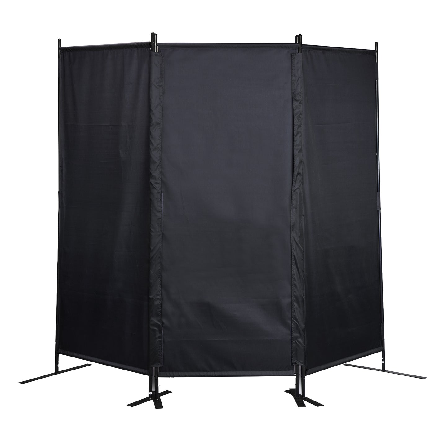 Portable 3-Panel Privacy Divider Screen