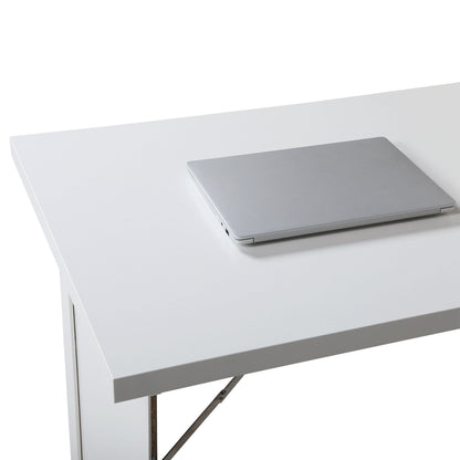 Compact Wall-Mounted Folding Desk with Storage Shelves