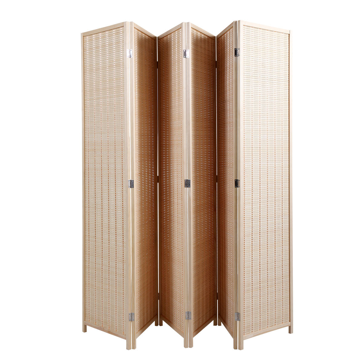 6-Panel Hand-Knitted Folding Screen Room Divider