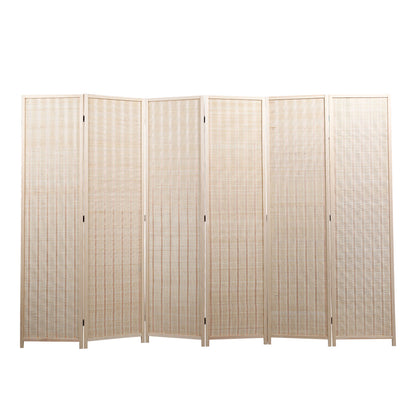 6-Panel Hand-Knitted Folding Screen Room Divider