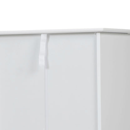 Freestanding Tilt-Out Trash Cabinet - White Finish