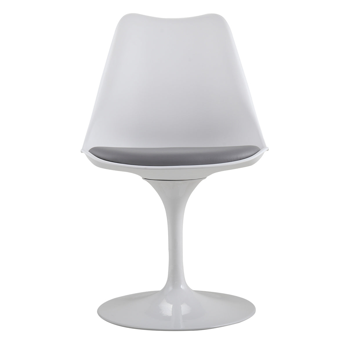 Sleek Tulip-Style Swivel Chair - Modern Elegance for Your Home