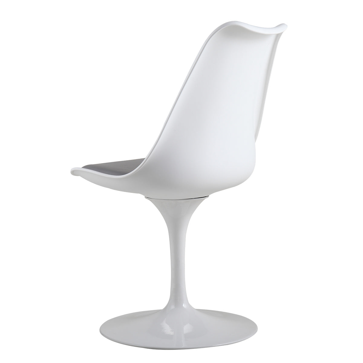 Sleek Tulip-Style Swivel Chair - Modern Elegance for Your Home