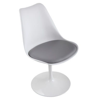 Sleek Tulip-Style Swivel Chair - Modern Elegance for Your Home