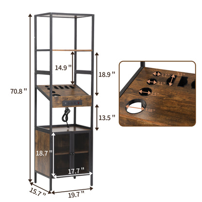 Industrial Salon Storage and Charging Tower