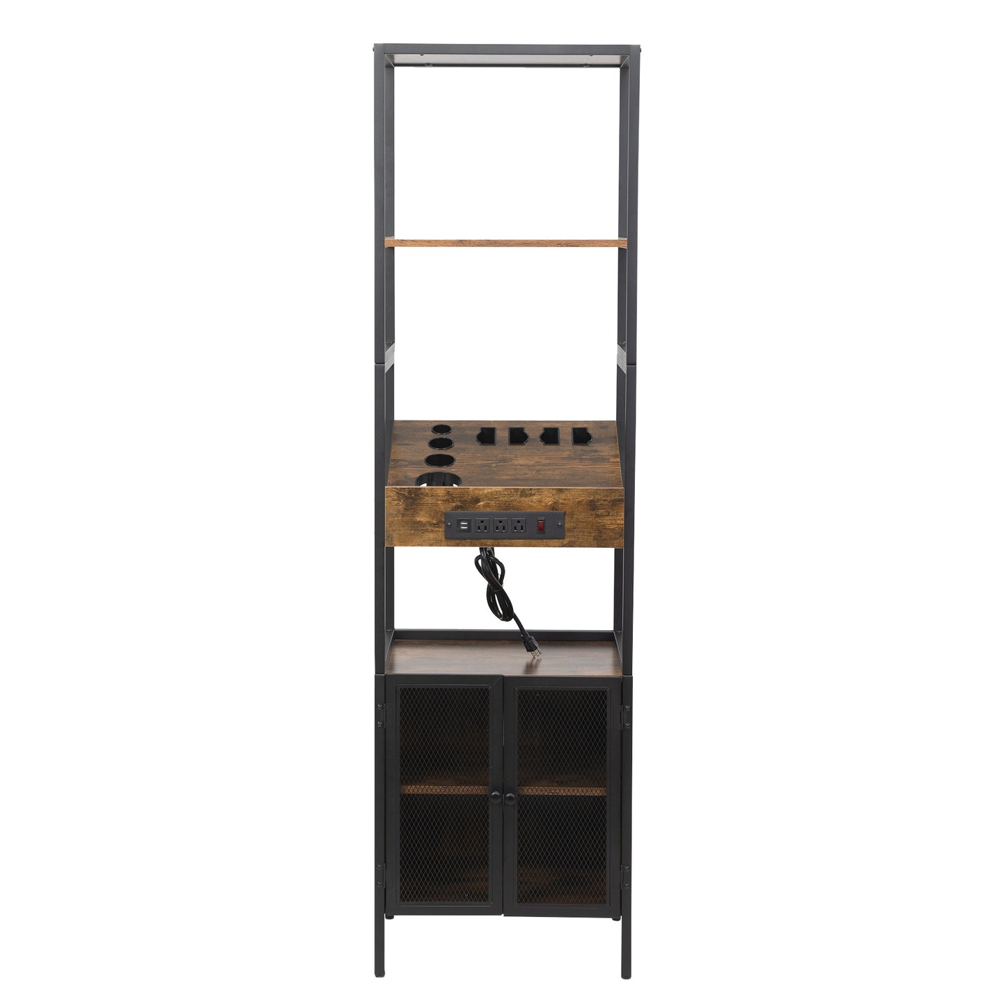 Industrial Salon Storage and Charging Tower